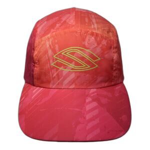 Selkirk 5 Panel Hat Red Pink Orange One Size Pickleball Sport Performance Cap